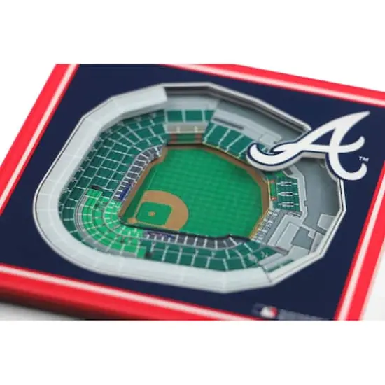 MLB 3D StadiumView Coasters Atlanta Braves {5}