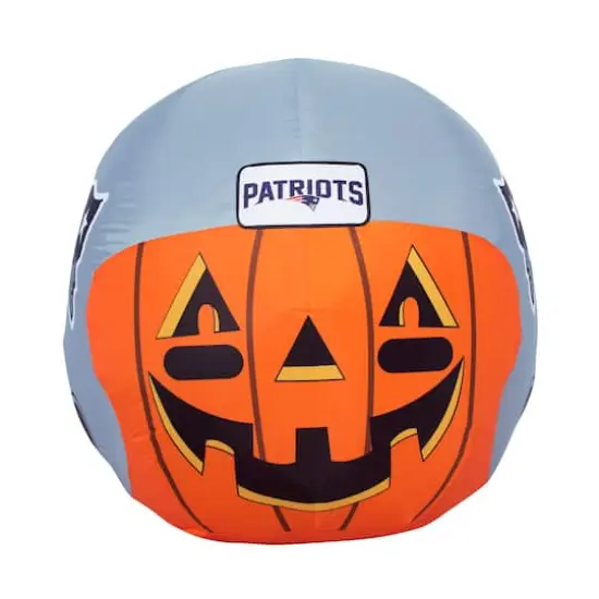 Sporticulture 4ft. Inflatable NFL Team Pride Jack-O' Helmet New England Patriots {4}