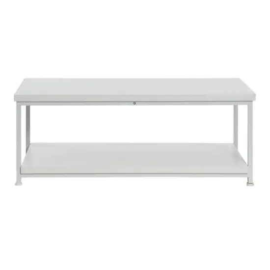 Household Essentials 39" Jamestown Coffee Table White {7}