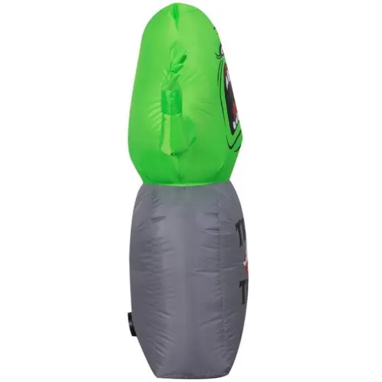3.5ft. Airblown® Inflatable Halloween Ghostbusters Slimer on Tombstone {4}