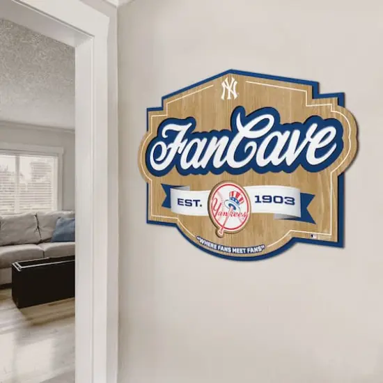 MLB Fan Cave Sign New York Yankees {5}