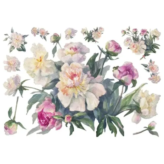 RoomMates White & Pink Floral Bouquet Peel & Stick Giant Wall Decals {3}