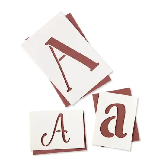 Letter Stencils Value Pack by Craft Smart&reg; {1}