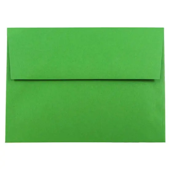JAM Paper A7 Colored Invitation Envelopes, 50ct. Green {1}