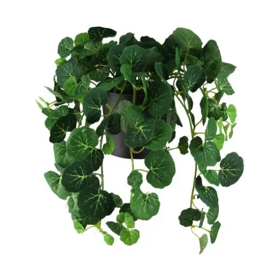 8" Forest Green Artificial Foliage in Brown Pot {1}