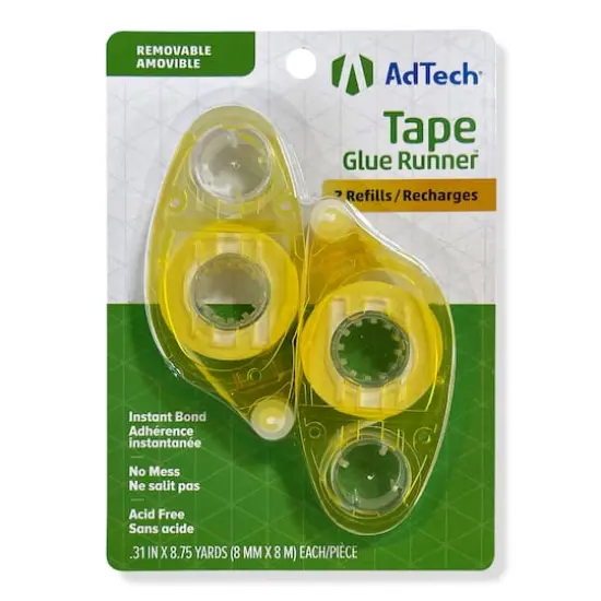 AdTech&reg; Tape Glue Runner&trade; Removable Refills, 2ct. {6}