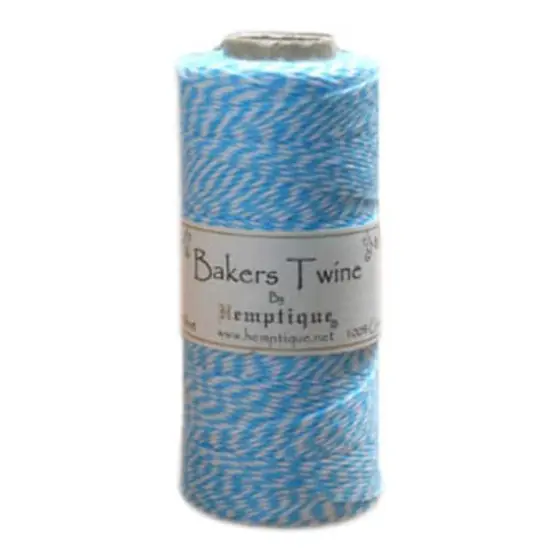 Hemptique&reg; Bakers Twine Spool Red and White {2}