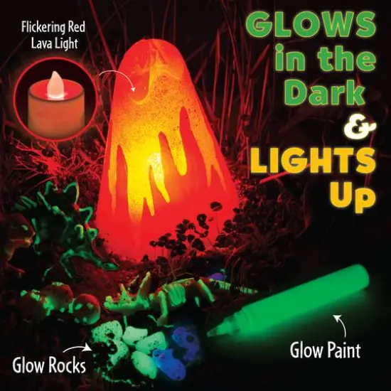 Creativity for Kids Grow N' Glow Dinosaur Habitat Kit {6}