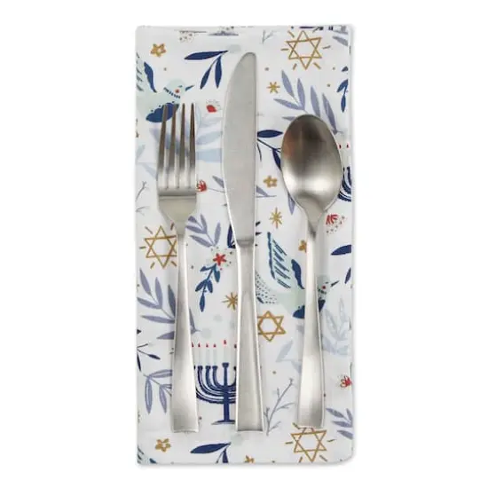 DII&reg; Hanukkah Blessings Printed Napkin Set {3}