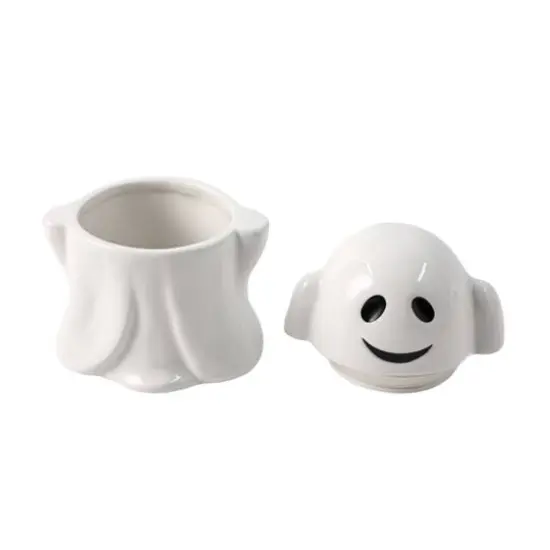 6.75" Ceramic Ghost Candy Jar by Makery&trade; {4}