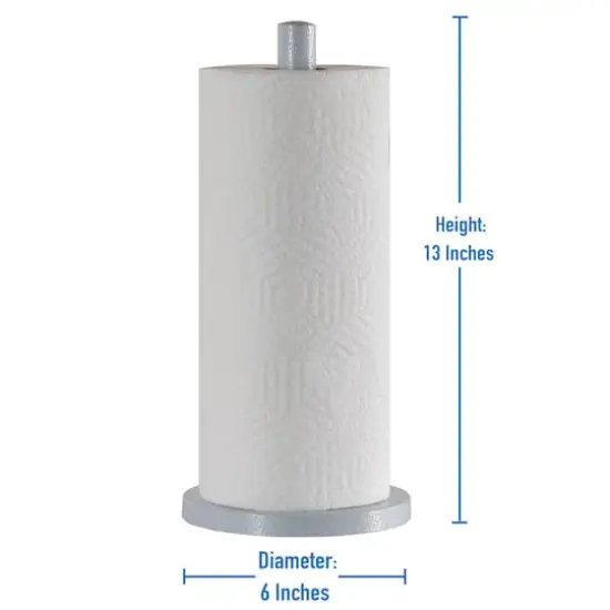 Laura Ashley White Speckled Paper Towel Holder {5}