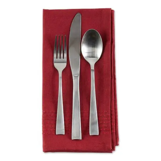 DII&reg; Redwood Harvest Dobby Stripe Cloth Dinner Napkins, 6ct. {3}