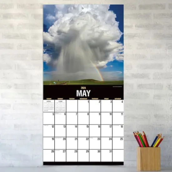 TF Publishing 2024 Weather Wall Calendar {5}