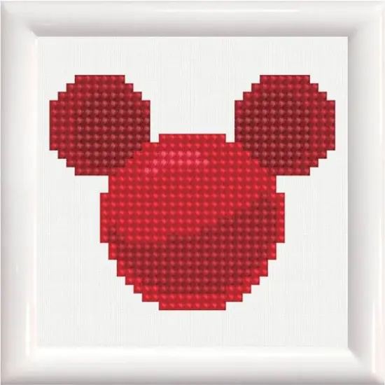 Diamond Dotz&reg; Red Mickey Mouse Diamond Painting Kit {1}