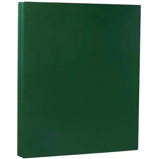 JAM Paper Matte 8.5" x 11" Extra Heavyweight Cardstock, 25 Sheets Dark Green {1}