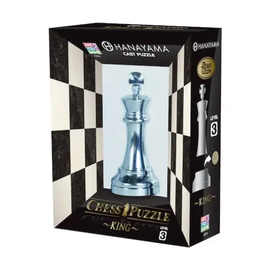 Hanayama Level 3 Cast Chess Puzzle - King {3}
