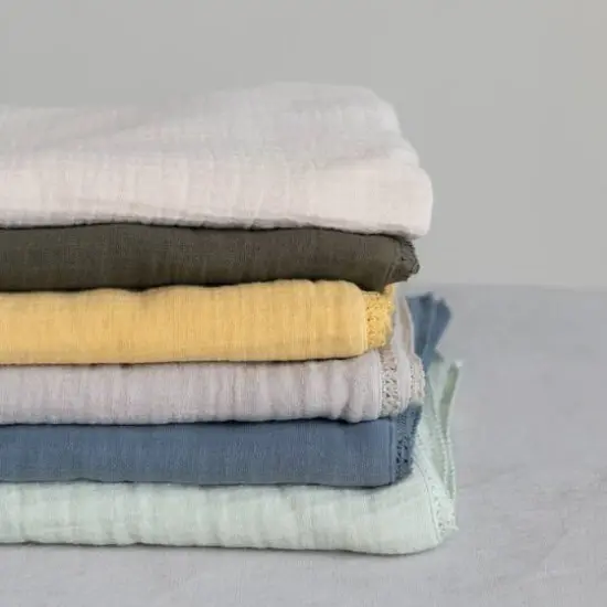 Hello Honey&reg; Double Cloth Cotton Baby Blanket with Trim Blush {6}