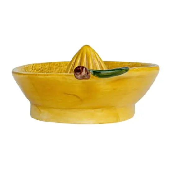 Hello Honey&reg; 6" Countryside Citrus Stoneware Lemon Juicer {9}