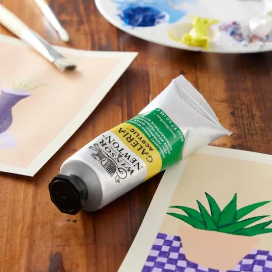 Winsor & Newton&trade; Galeria Acrylic&trade;, 60mL Permanent Green Middle {7}