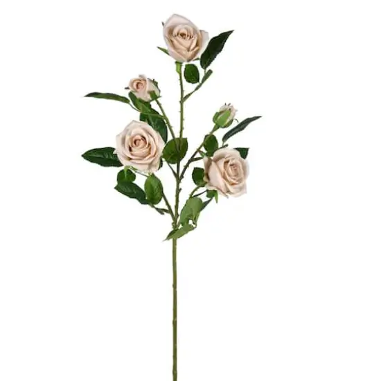 Taupe Rose Spray, 3ct. {1}