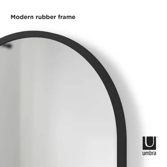 Umbra 36" Black Hubba Arched Mirror  {4}
