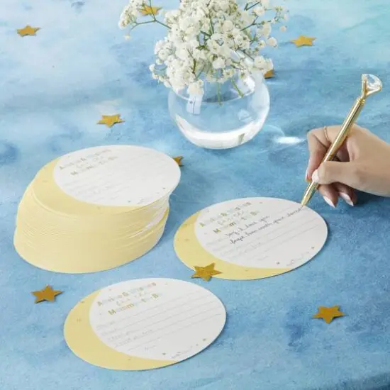 Kate Aspen&reg; Twinkle Twinkle Advice Card & Baby Shower Game Set {9}