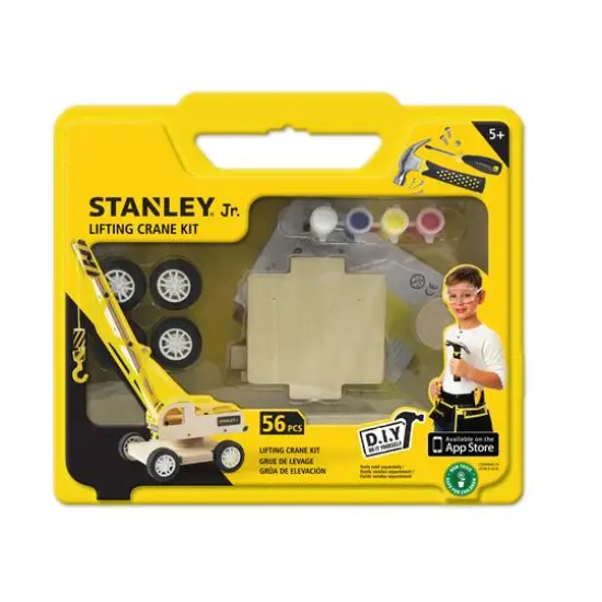 Red Toolbox Stanley Jr Build Your Own Lifting Crane Kit {4}