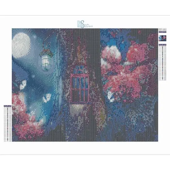 Sparkly Selections Pixie Tree House Diamond Painting Kit, Square Diamonds {3}