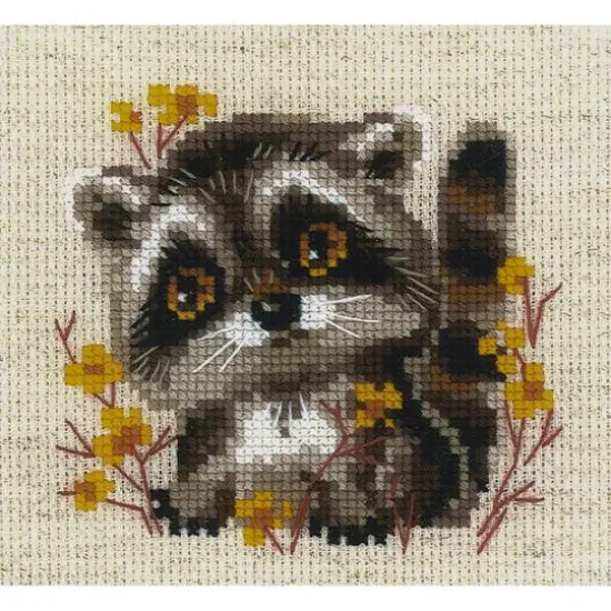 RIOLIS Little Raccoon Cross Stitch Kit {4}