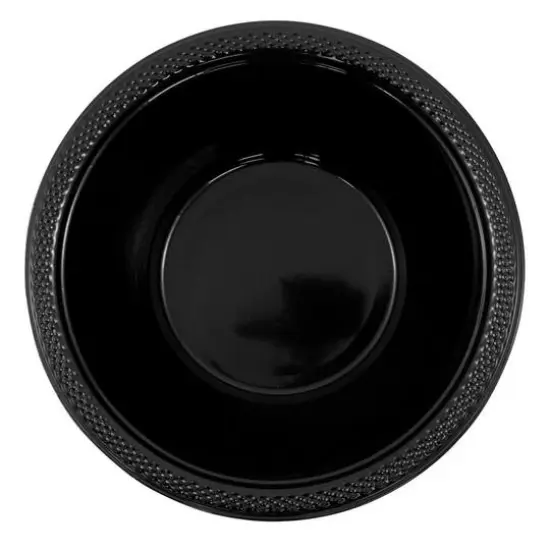 JAM Paper 7" Plastic Bowls, 20ct. Black {3}