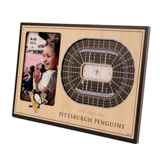 NHL 3D StadiumViews 4" x 6" Photo Frame Pittsburgh Penguins {1}