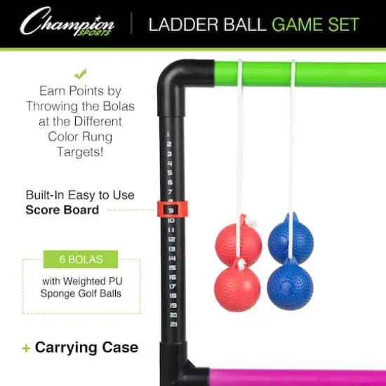 Champion Sports Ladder Ball Game Set {5}