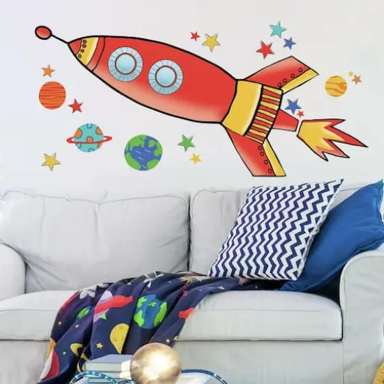 RoomMates Rocket Peel & Stick Giant Wall Decals {5}