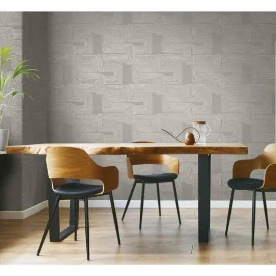 RoomMates Zulu Signature Peel & Stick Wallpaper White {4}