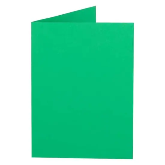 JAM Paper Green Blank Foldover Cards {5}