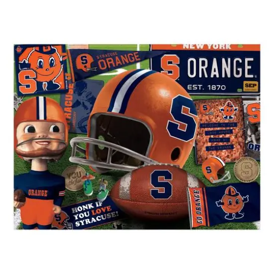 College Team Retro Series 500 Piece Puzzle Syracuse Orange {5}