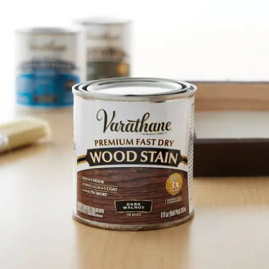 Varathane&reg; 8oz. Premium Fast Dry Wood Stain Dark Walnut {4}
