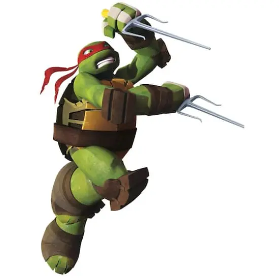 RoomMates Teenage Mutant Ninja Turtles Raphael Peel & Stick Giant Wall Decals {1}