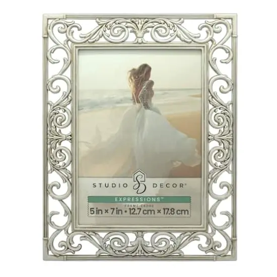Expressions&trade; Antique White Vine Frame by Studio D&eacute;cor&reg; {1}