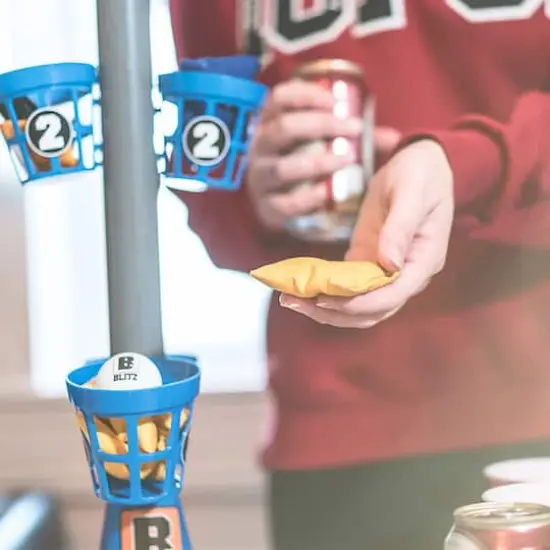 Blitz Bean Bag & Pong Ball Toss Game {5}