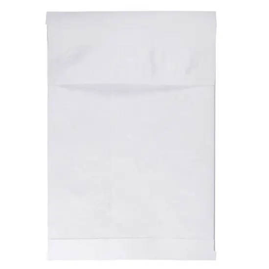 JAM Paper 9" x 12" x 2" White Tyvek Peel & Seal Closure Envelopes, 250ct. {4}