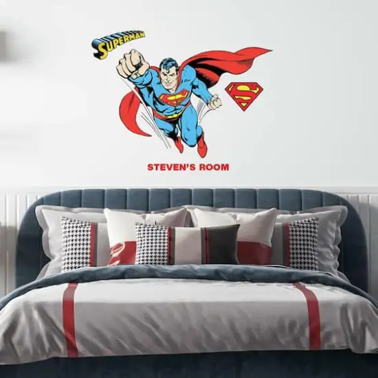 RoomMates Classic Superman Peel & Stick Giant Wall Decals {1}