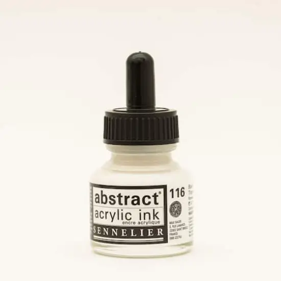 Sennelier Abstract Acrylic Ink, 30mL Titanium White {1}