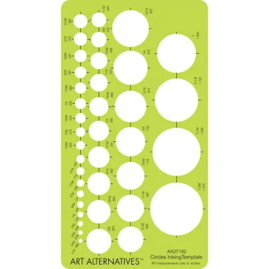 Art Alternatives Professional Circle Template {1}