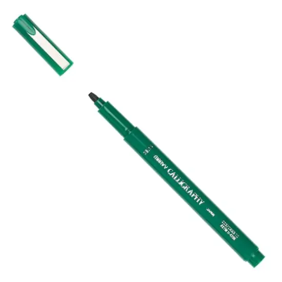 JAM Paper 3.5mm Calligraphy Pen, 2ct. Green {4}