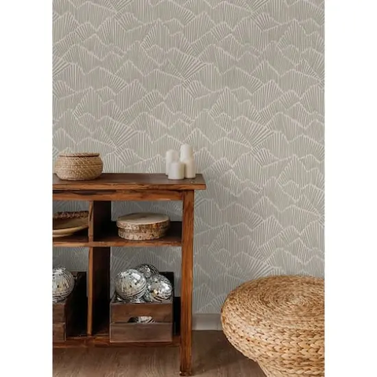 NuWallpaper Egypt Sherrod Beige Ridge & Valley Peel & Stick Wallpaper {4}