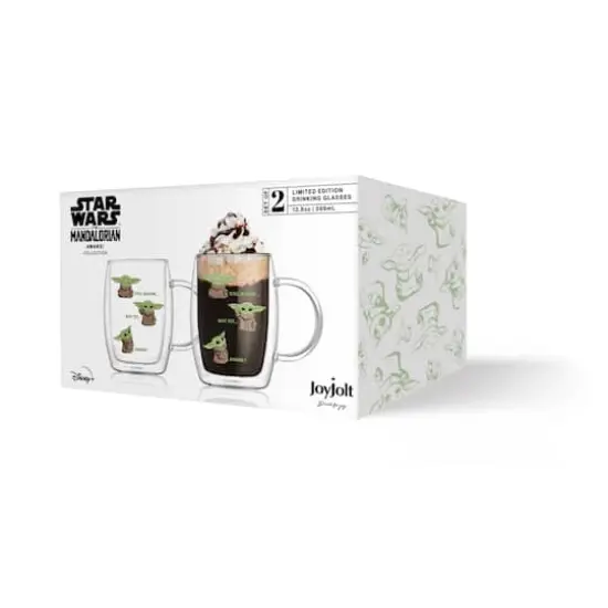 JoyJolt&reg; Star Wars&trade; The Mandalorian&trade; 13.5oz. Double Wall Mugs, 2ct. {7}
