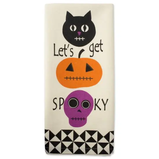 DII® Assorted All Hallows Eve Halloween Printed Dishtowel Set {7}