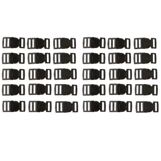 Parachute Cord Buckles, 15mm, Value Pack {4}