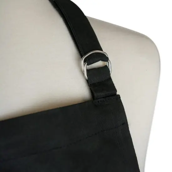 DII&reg; Chino Chef Apron Black {8}